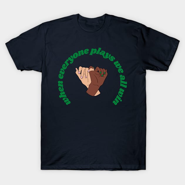 Designed for motivation, inspiration, oneness, peace, unity, and friendship T-Shirt by johnnie2749